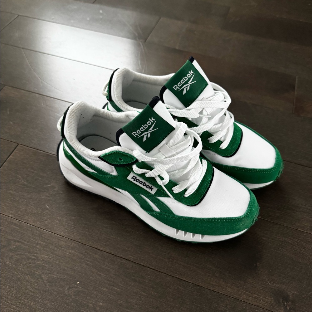 Reebok Women’s Green and White Sneakers